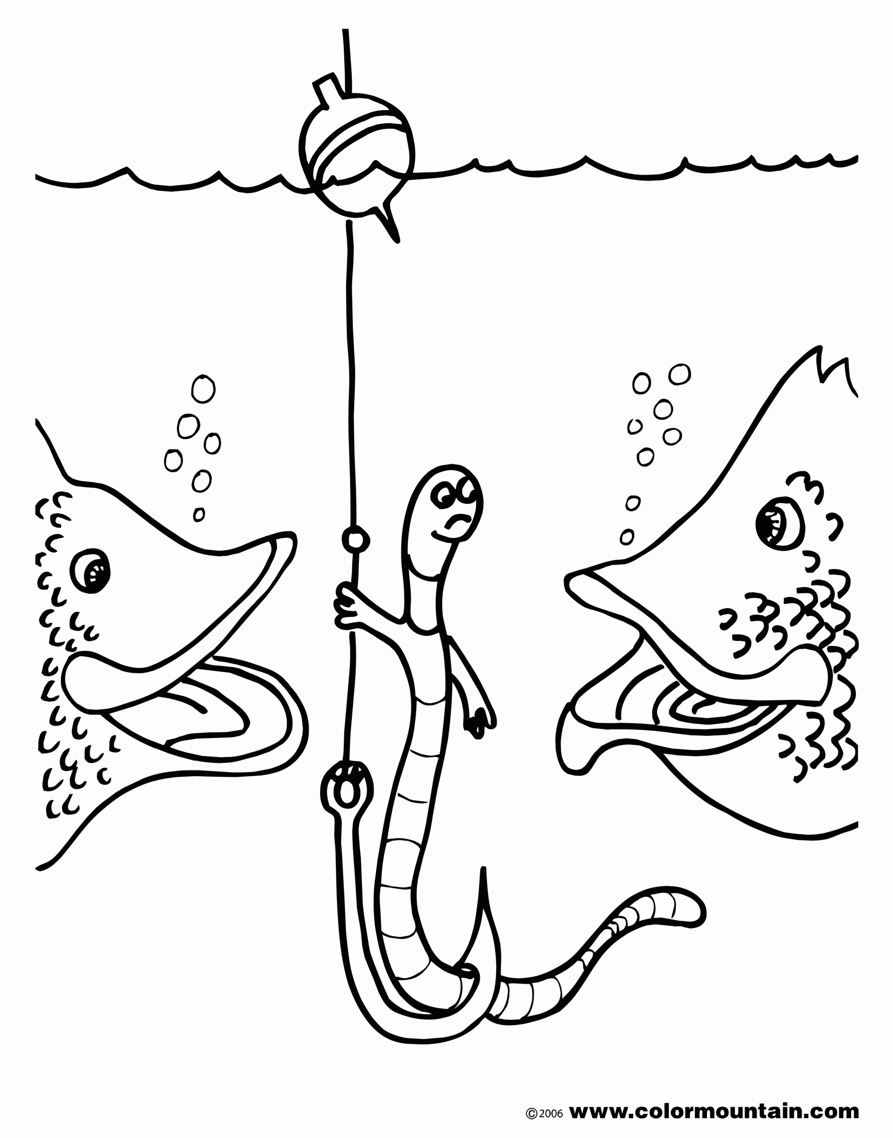 Worm Coloring Sheet - Create A Printout Or Activity