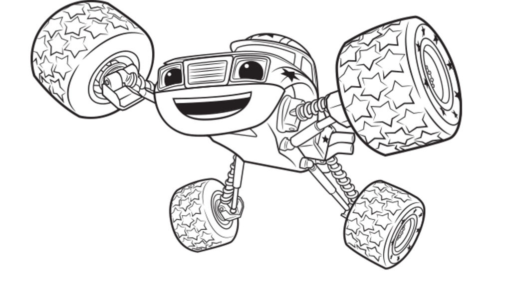 Blaze Monster Truck Coloring Pages at GetDrawings | Free download