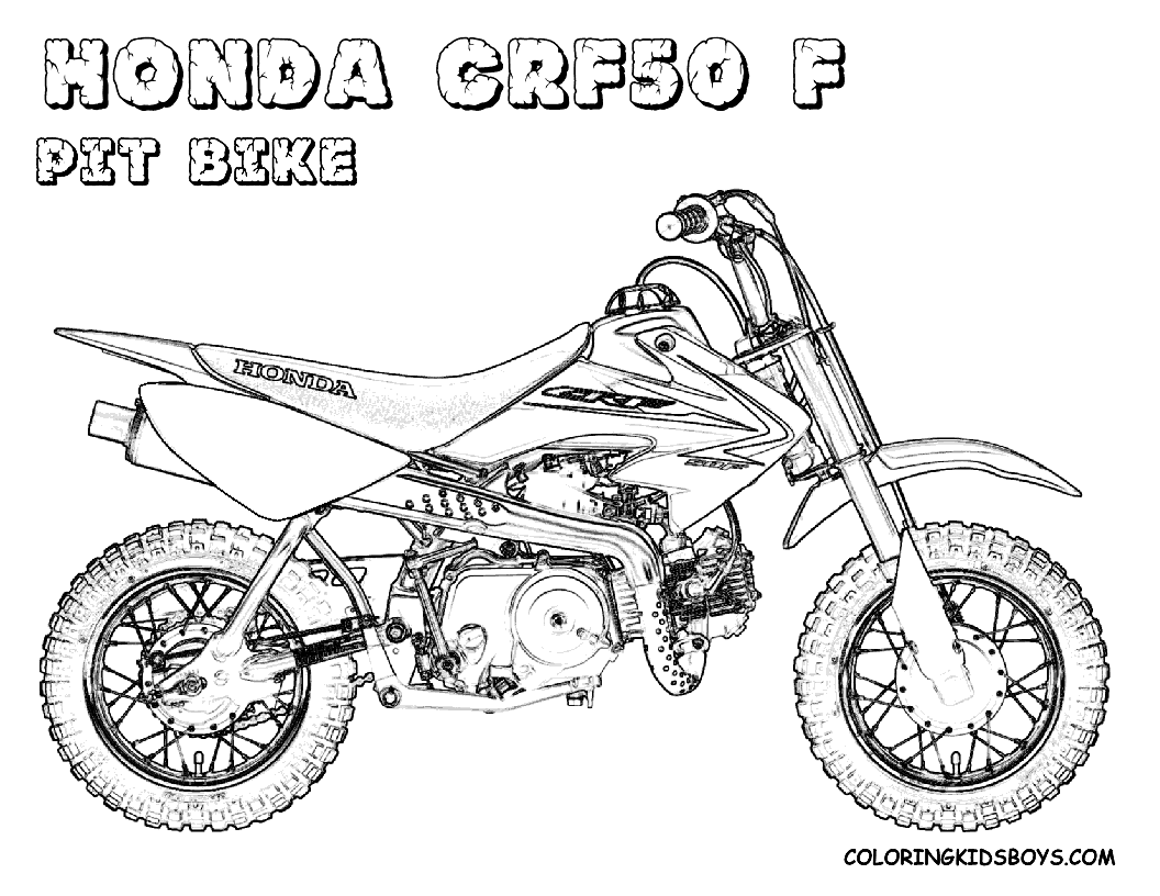 Hard Rider Dirtbike Print Outs | Pocket Bikes | Free| Motorcycle