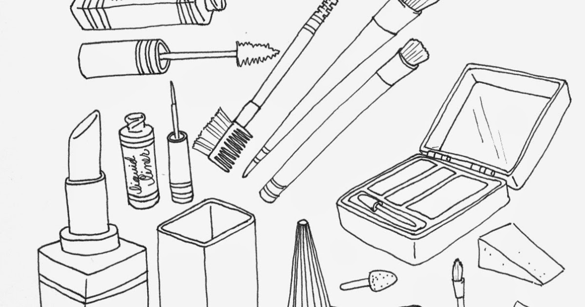 Makeup Coloring Pages To Print at GetDrawings.com | Free for ...