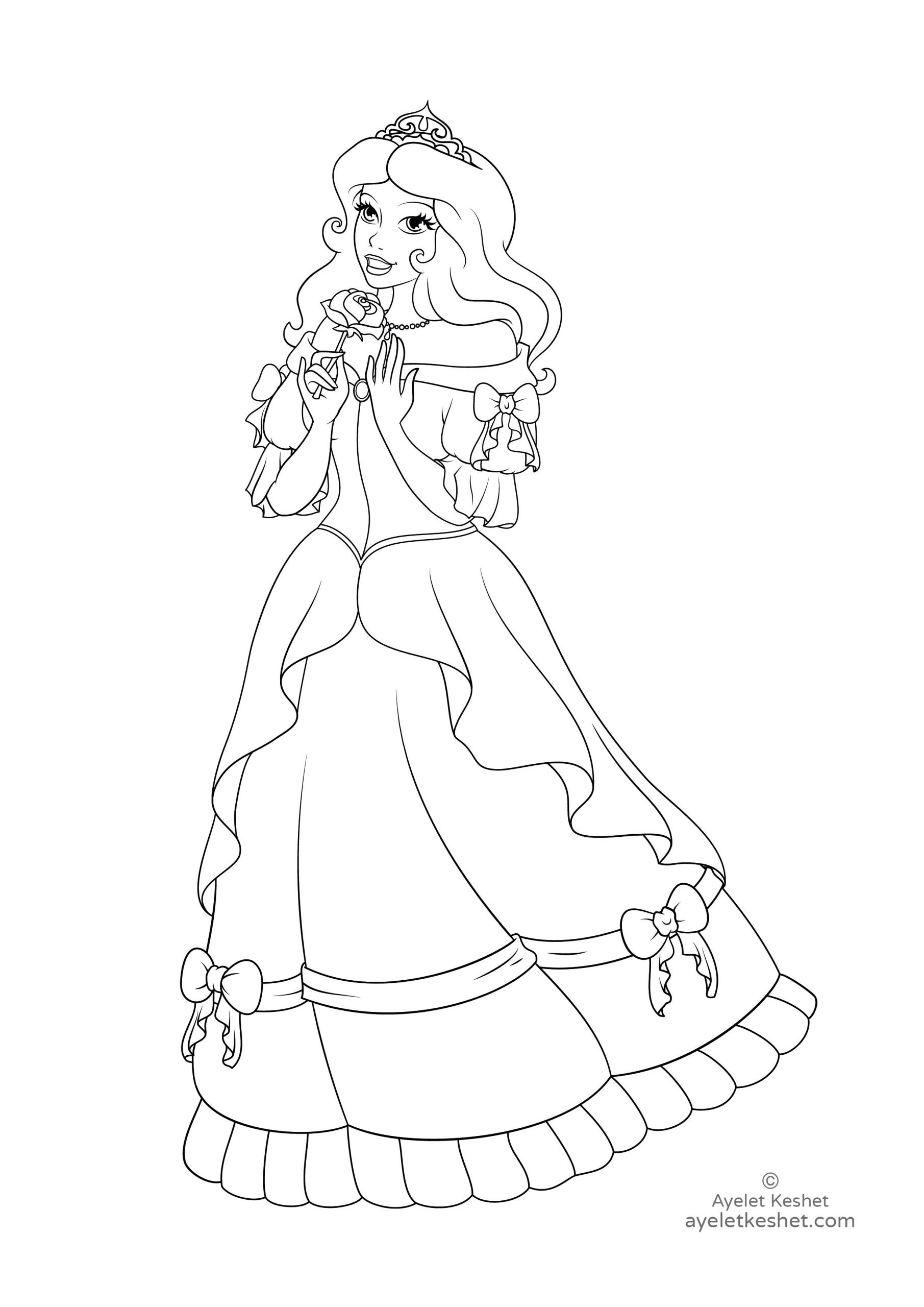 Coloring Pages : Coloring Pages Printable Princess For Kids ...