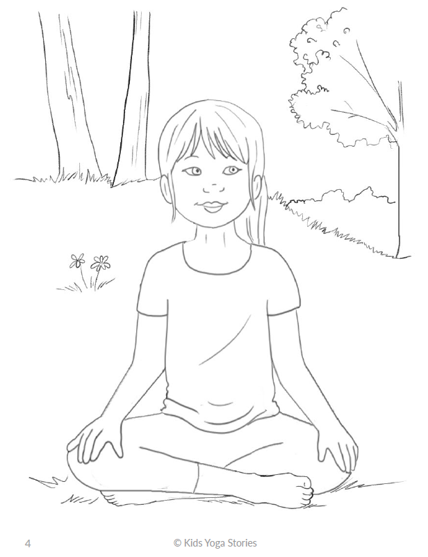 Calming Coloring Pages for Kids - Yoga Poses – Kids Yoga Stories