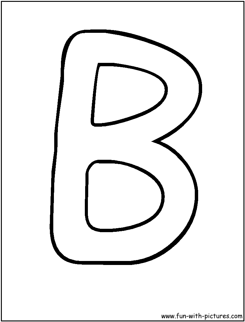 Bubble Letters B Coloring Page | Letter b coloring pages, Abc coloring pages,  Letter a coloring pages