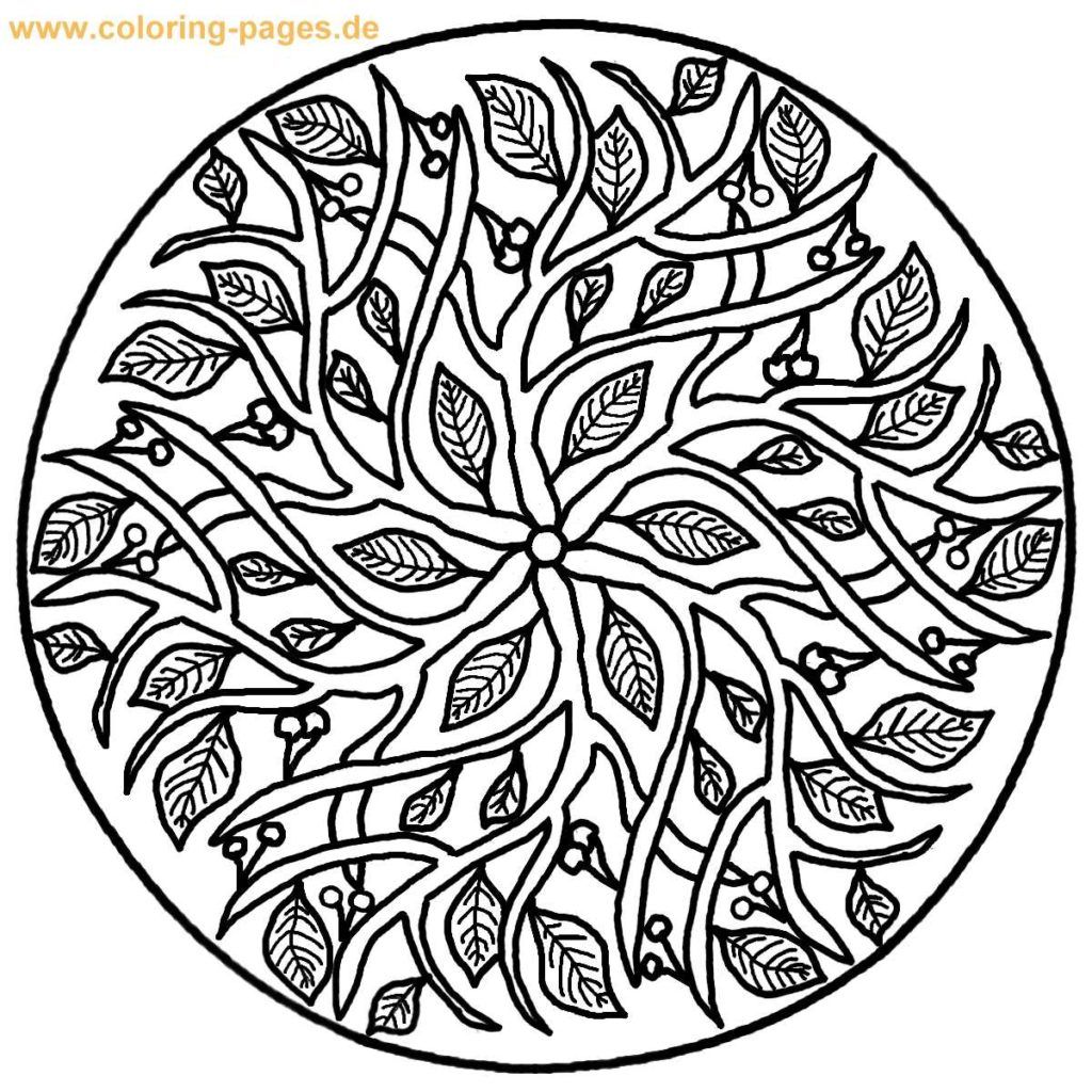 Coloring Pages: Mandala Coloring Page Flower Mandala Coloring ...
