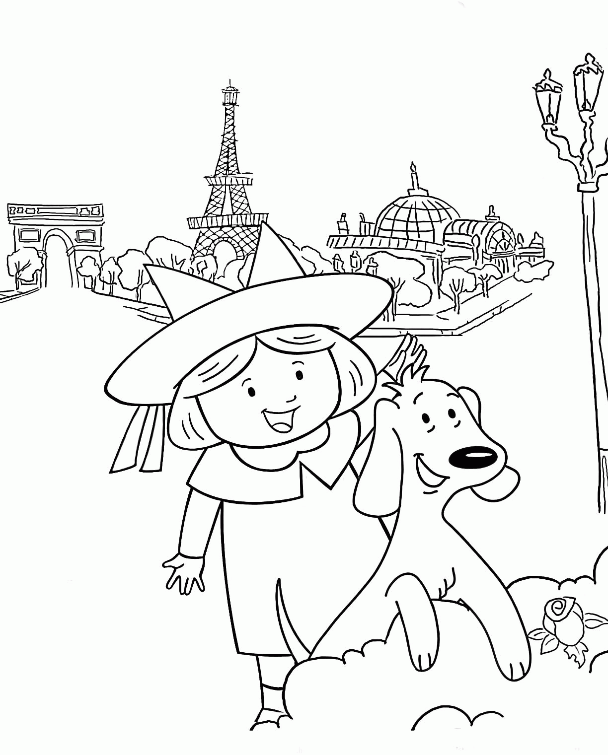 Madeline And Dog Coloring Pages Coloring Pages For Kids #c3I ...