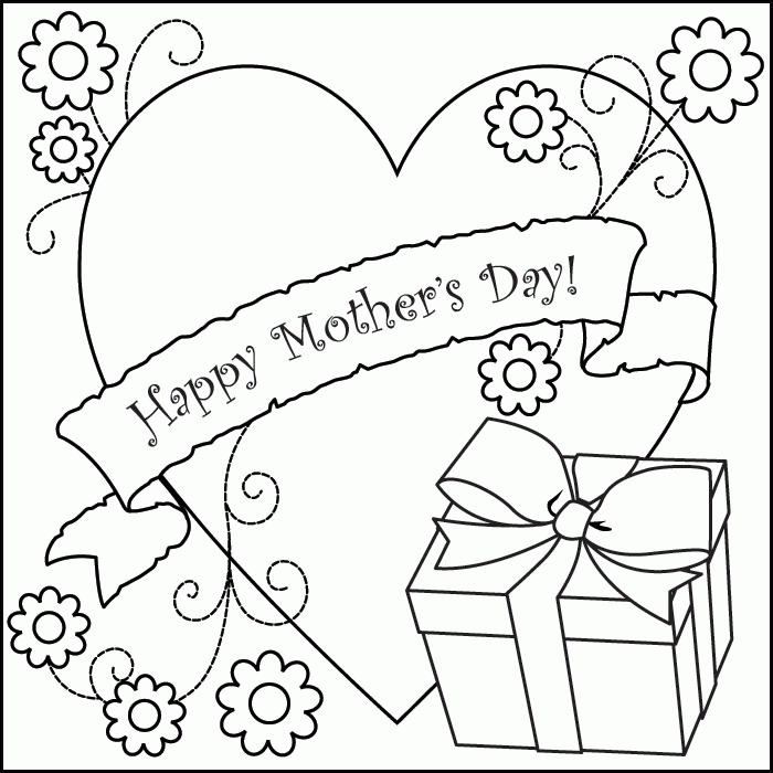 Related Mothers Day Coloring Pages item-11439, Mothers Day ...