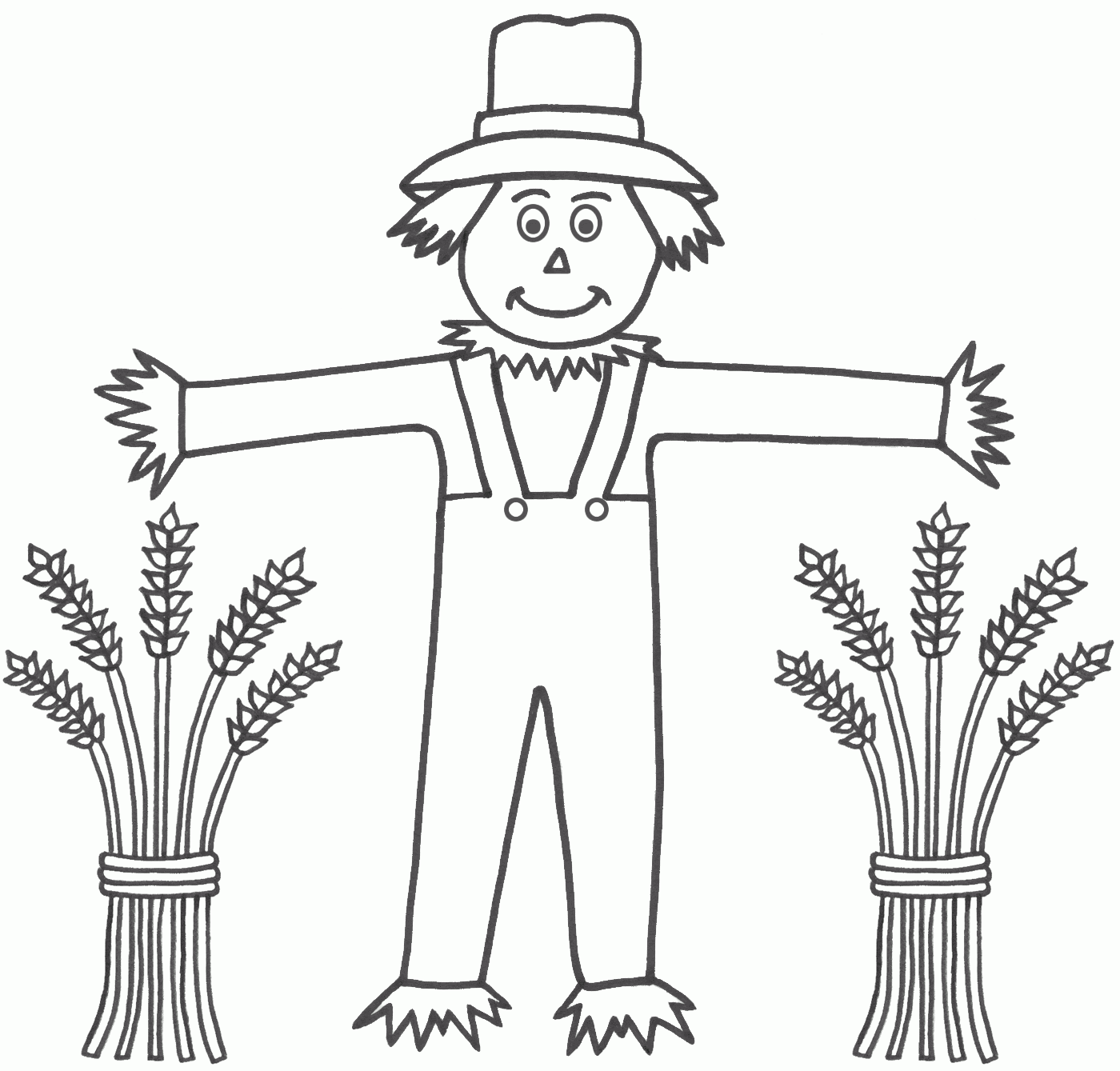 Essay Free Printable Scarecrow Coloring Pages For Kids - Widetheme
