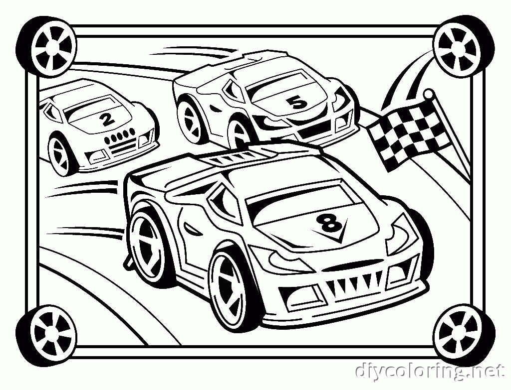 Free Race Car Coloring Pages For Kids   Best DIY Coloring Pages ...