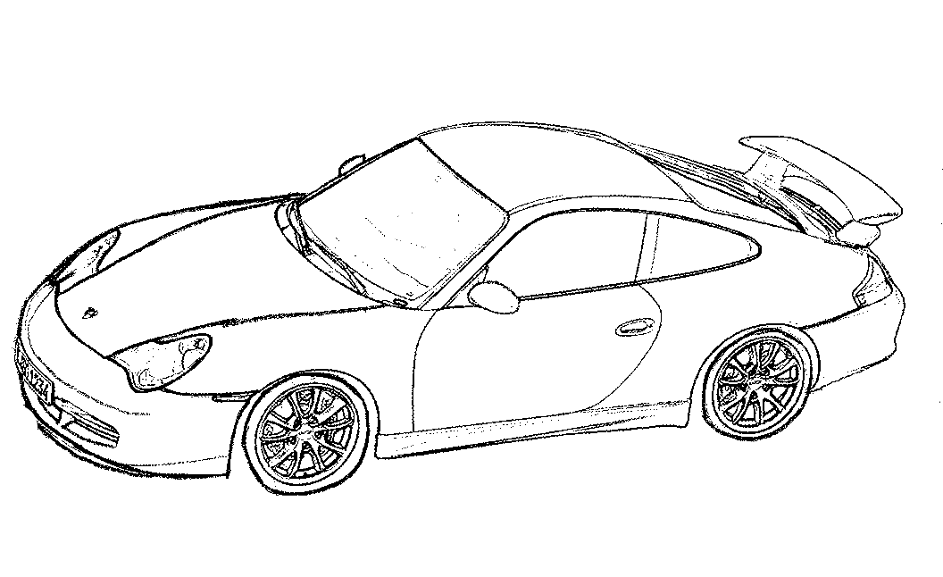 porsche coloring pages | Only Coloring Pages