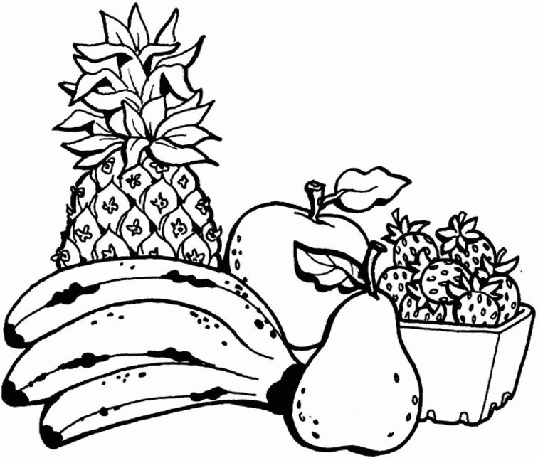 Nice Free Printable Fruit Coloring Pages For Kids, Download ...