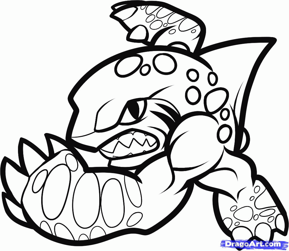 printable-coloring-book-how-to-draw-terrafin-skylanders-step-by ...