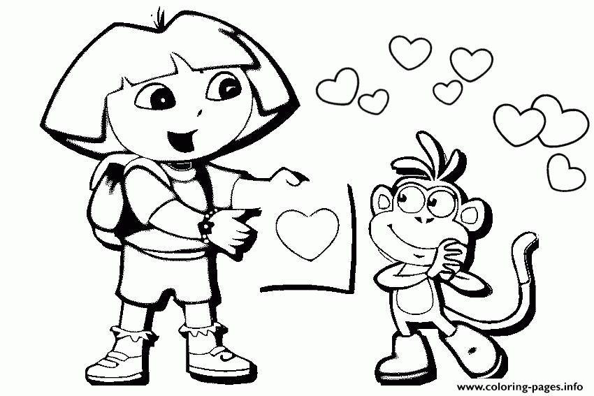 VALENTINE DAY Coloring pages