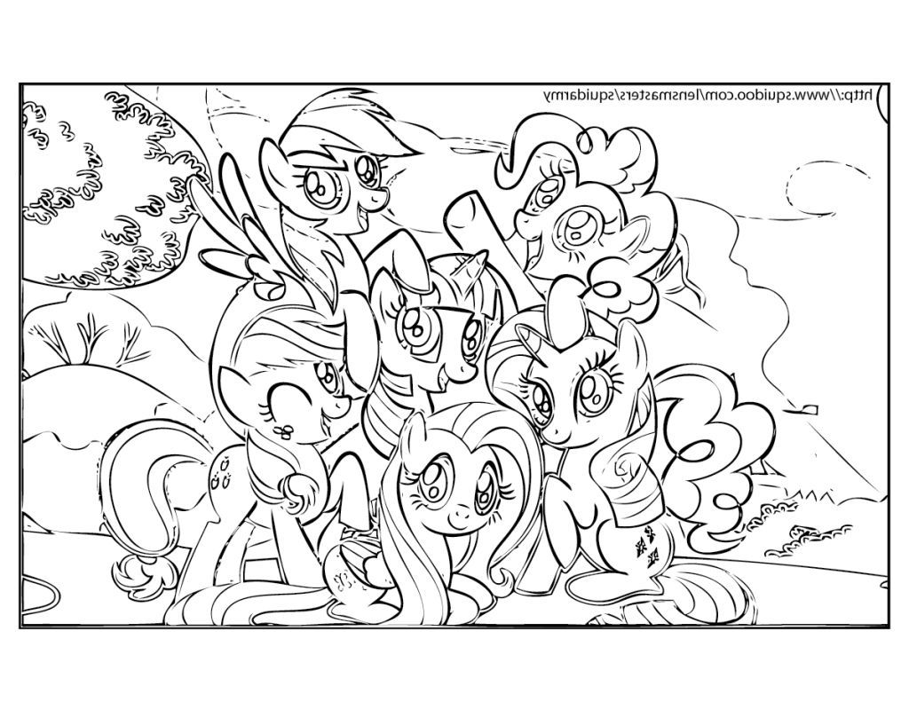 My Little Pony Friendship Is Magic Coloring Pages Pdf Â» Coloring ...