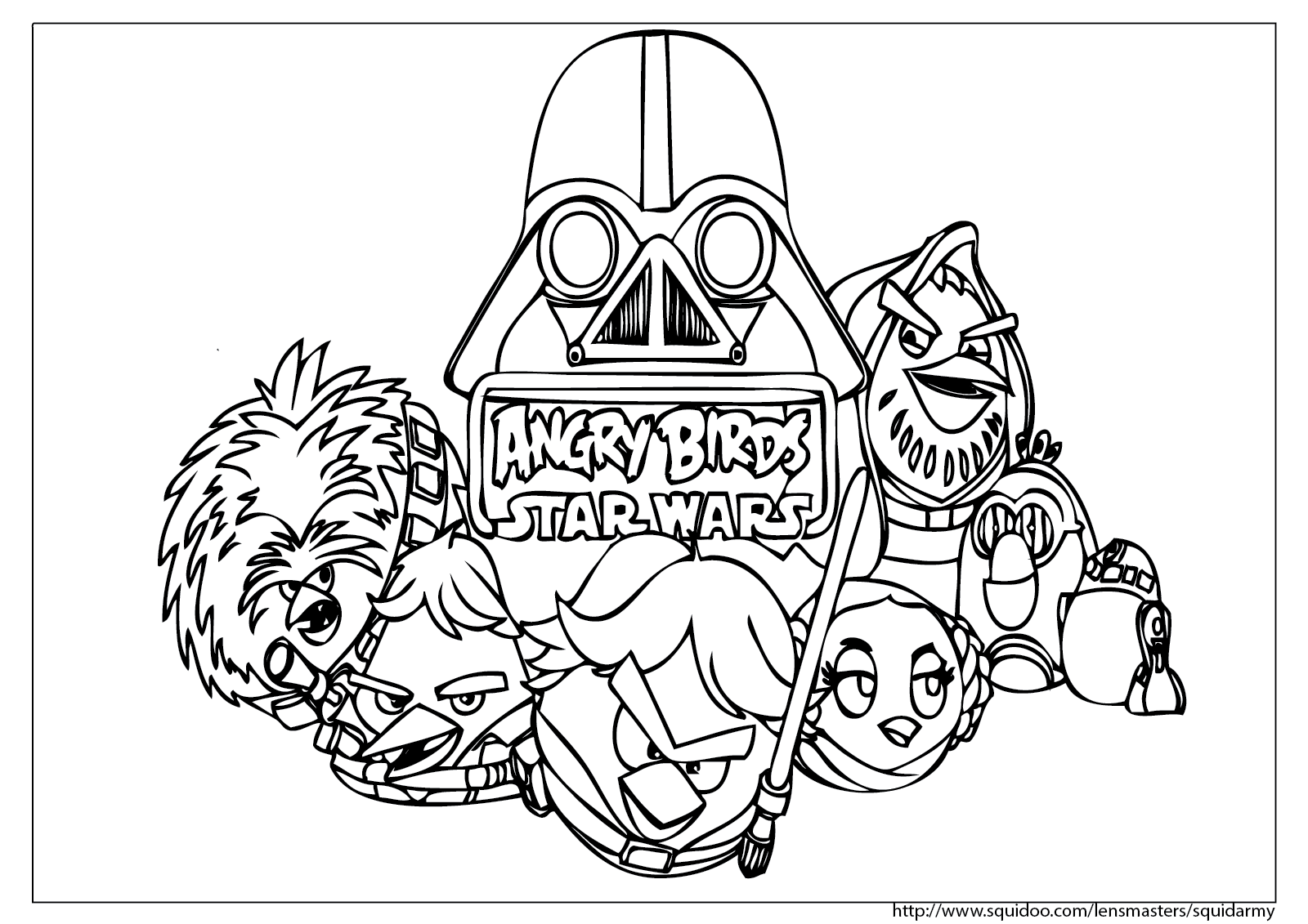 coloring pages | Angry birds ...