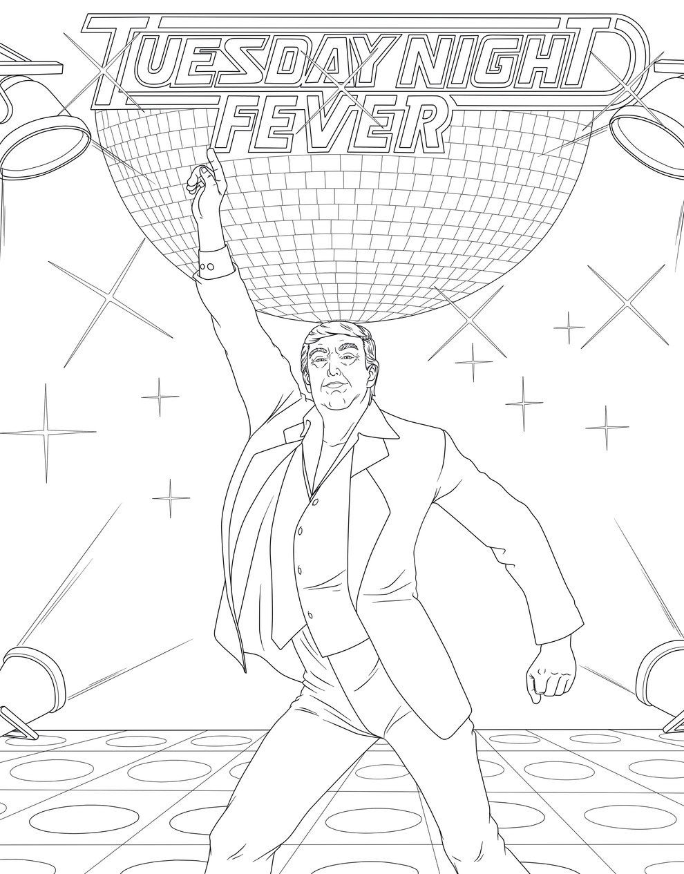 This Is What A Donald Trump Coloring Book For Adults Looks Like