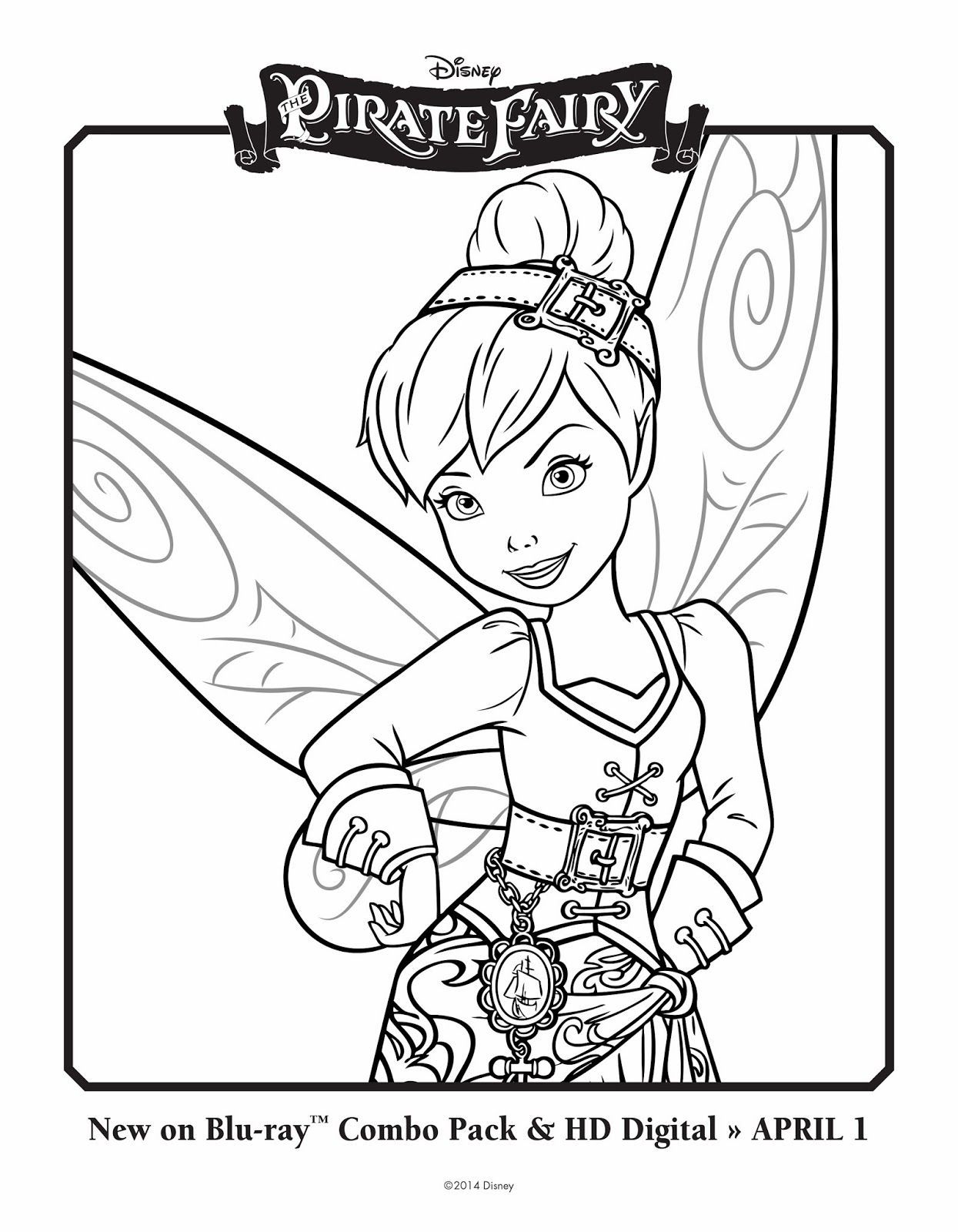 coloring pages | Pirate fairy ...