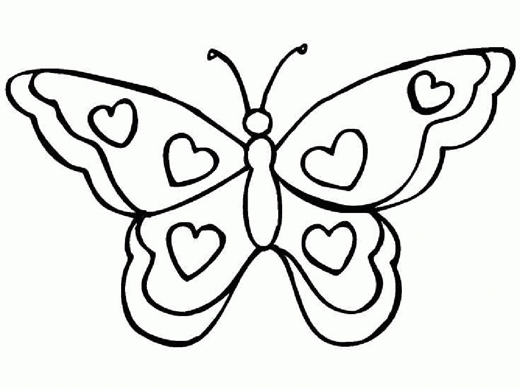 Free Butterfly Coloring Pages Printable   Free Coloring Pages ...