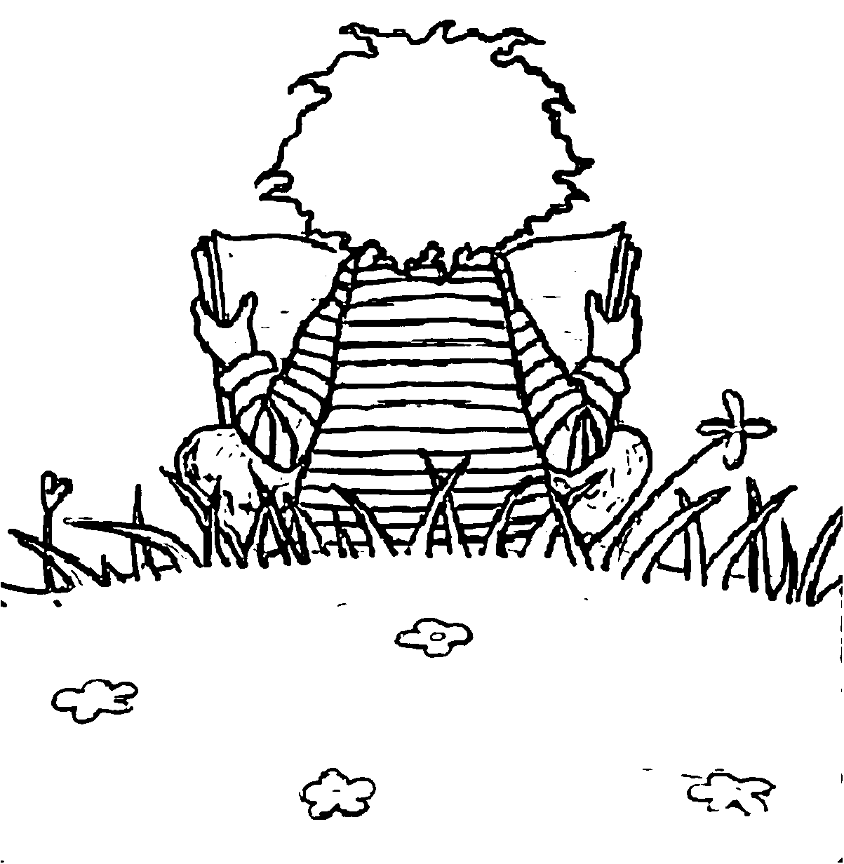 Reading Kid Activity Coloring Page | Wecoloringpage