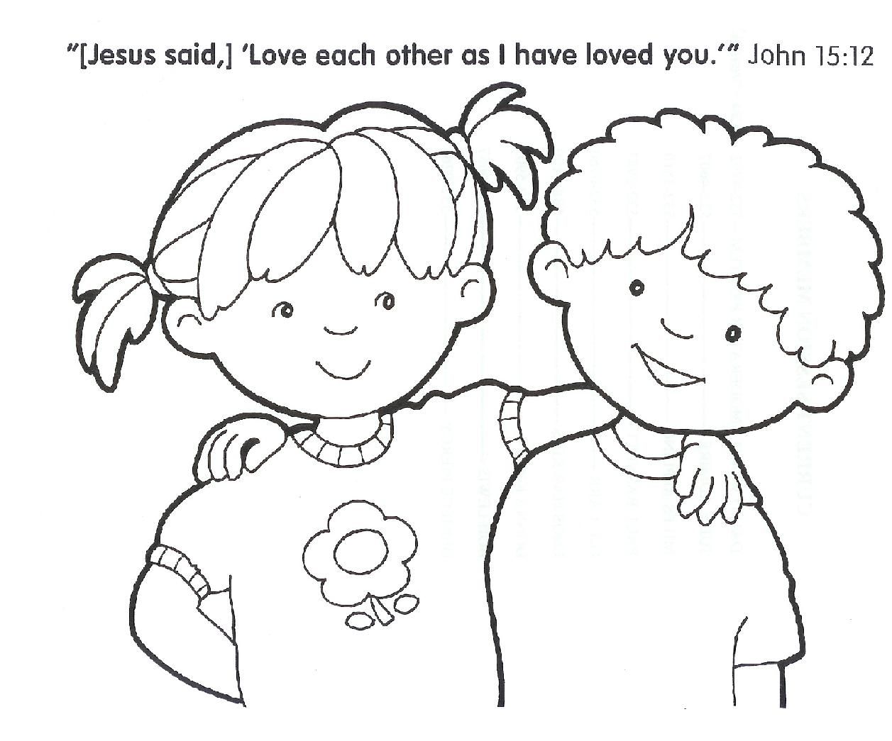 Spanish Gospel Coloring Page - Coloring Home