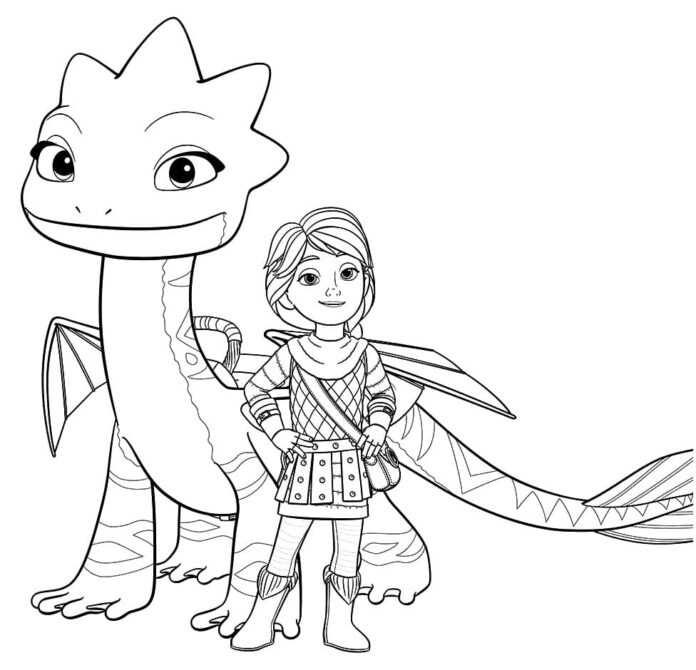 Dragons Rescues Riders coloring book to print and online