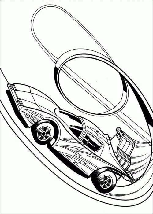 Hot Wheels Coloring Pages free image download