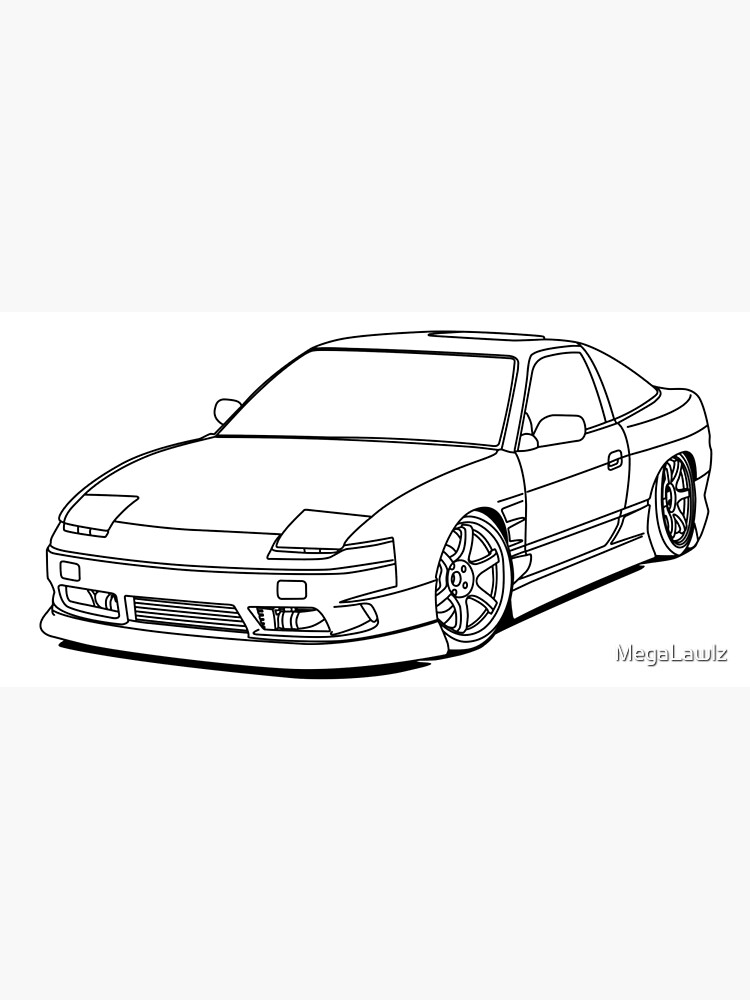 Nissan 240SX outlines