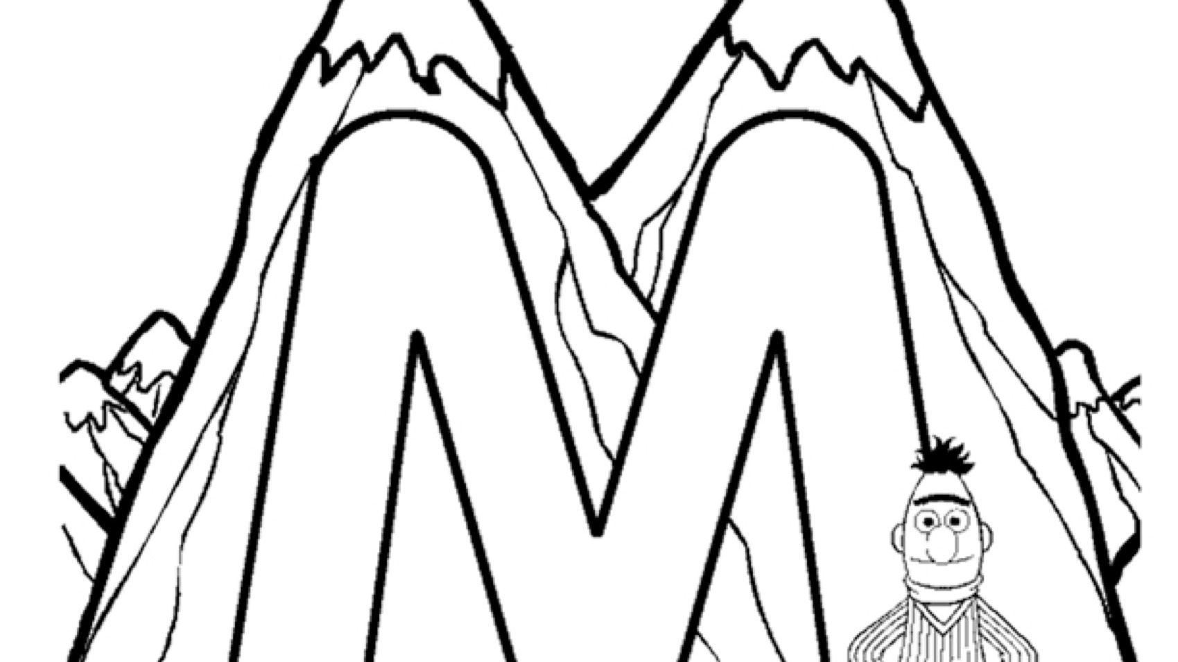 The Letter M Coloring Page | Kids Coloring… | PBS KIDS for Parents