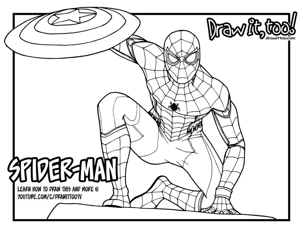 Spider Man Homecoming Coloring Pages 11 Vulture Drawing Spider Man  Homecoming For Free Download On Ayoqq - birijus.com in 2021 | Lego coloring  pages, Drawing spider, Coloring pages
