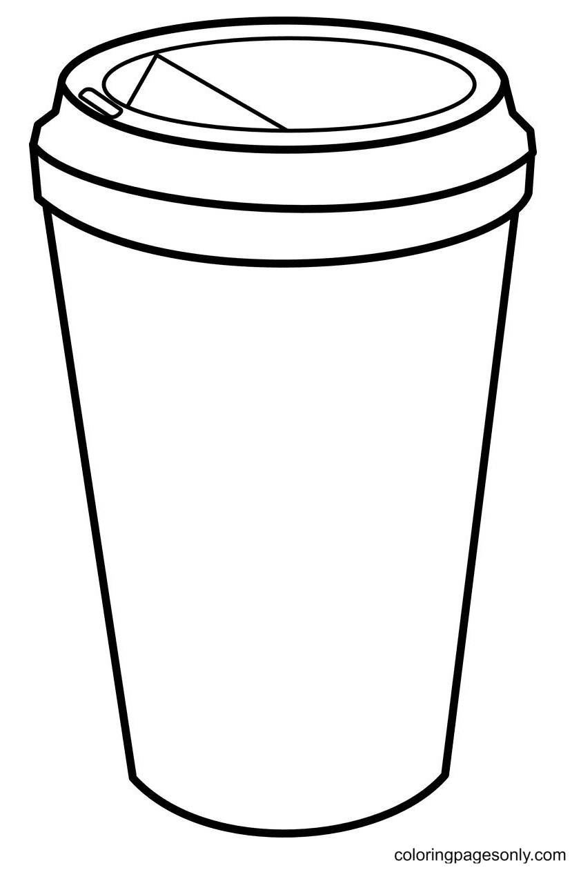 Coffee Cup Hi Starbucks Coloring Pages - Starbucks Coloring Pages - Coloring  Pages For Kids And Adults