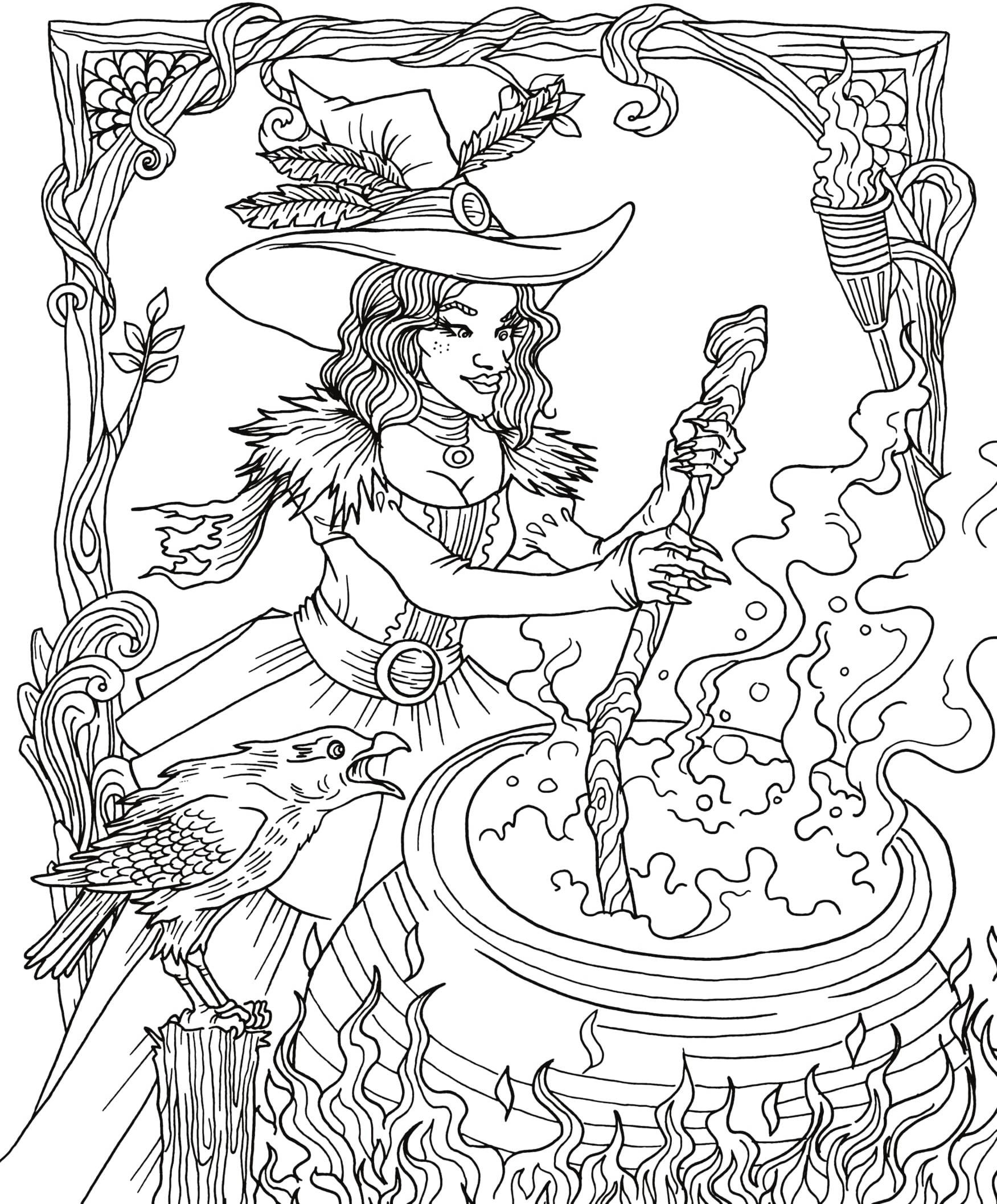Freebie Friday 10-25-19 Mythical & Fanstasy Coloring Page