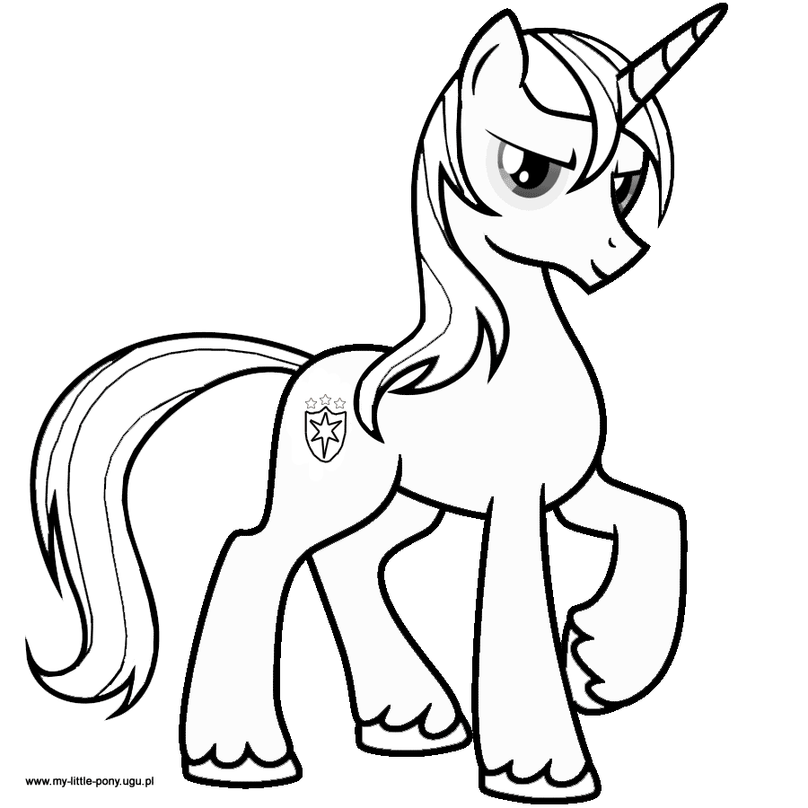 Shining Armor Coloring Page Coloring Pages