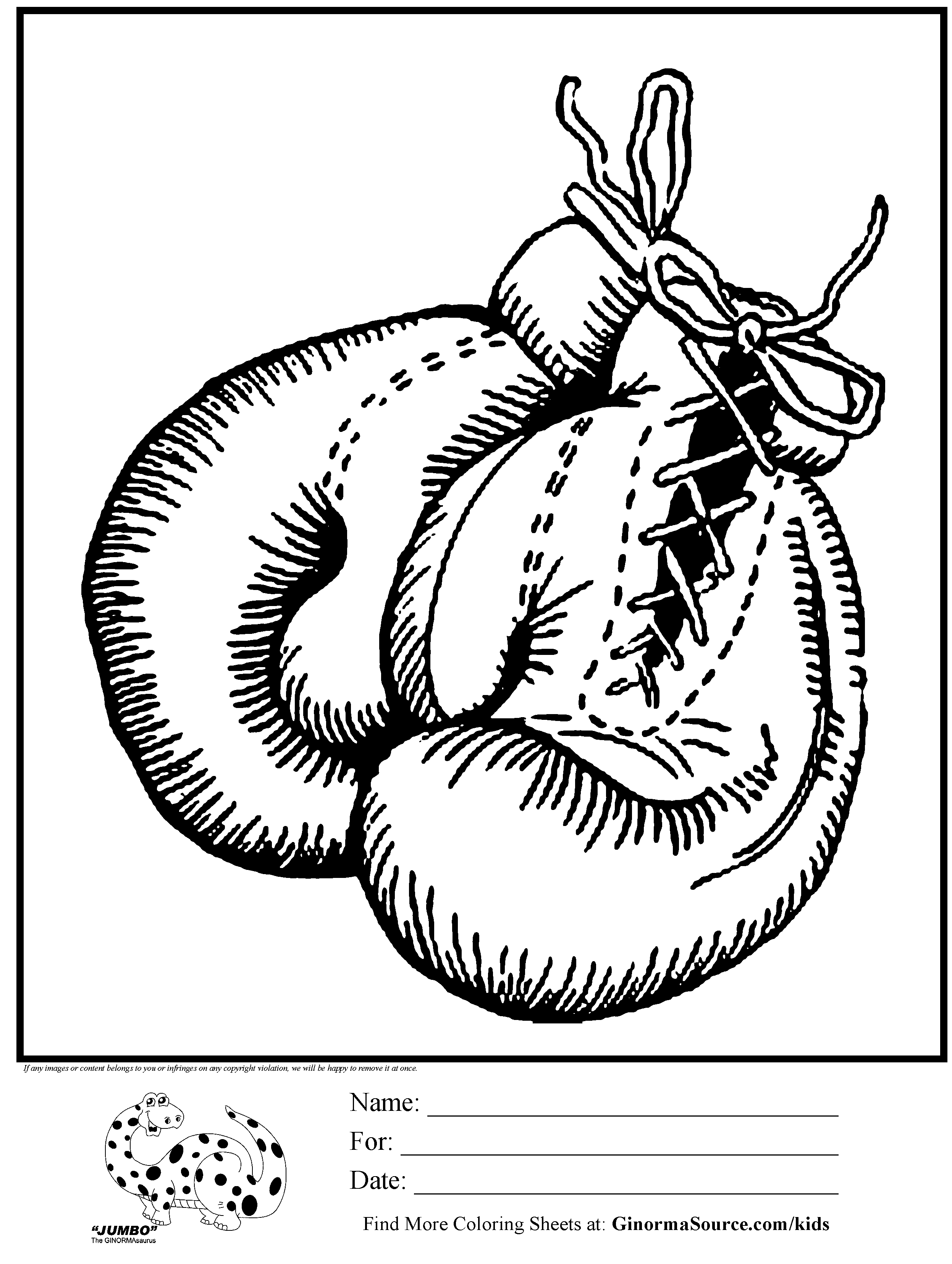 Awesome Coloring Page Boxing Gloves - GINORMAsource Kids
