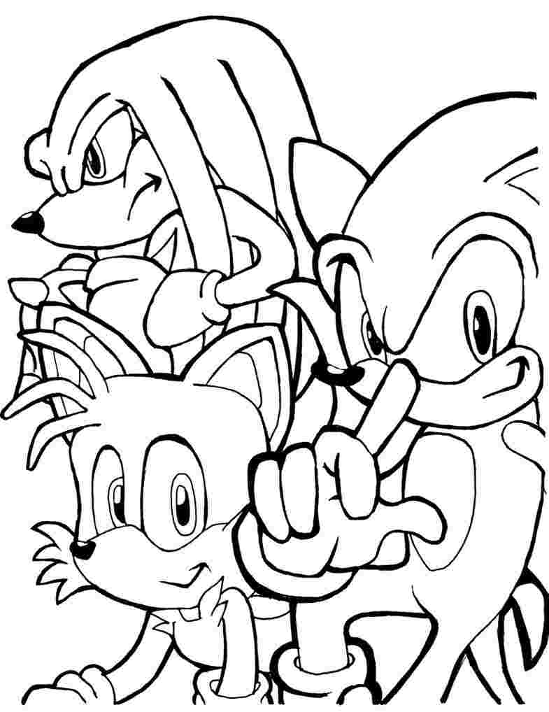 Classic Sonic And Classic Tails Coloring Pages Sonic The Hedgehog