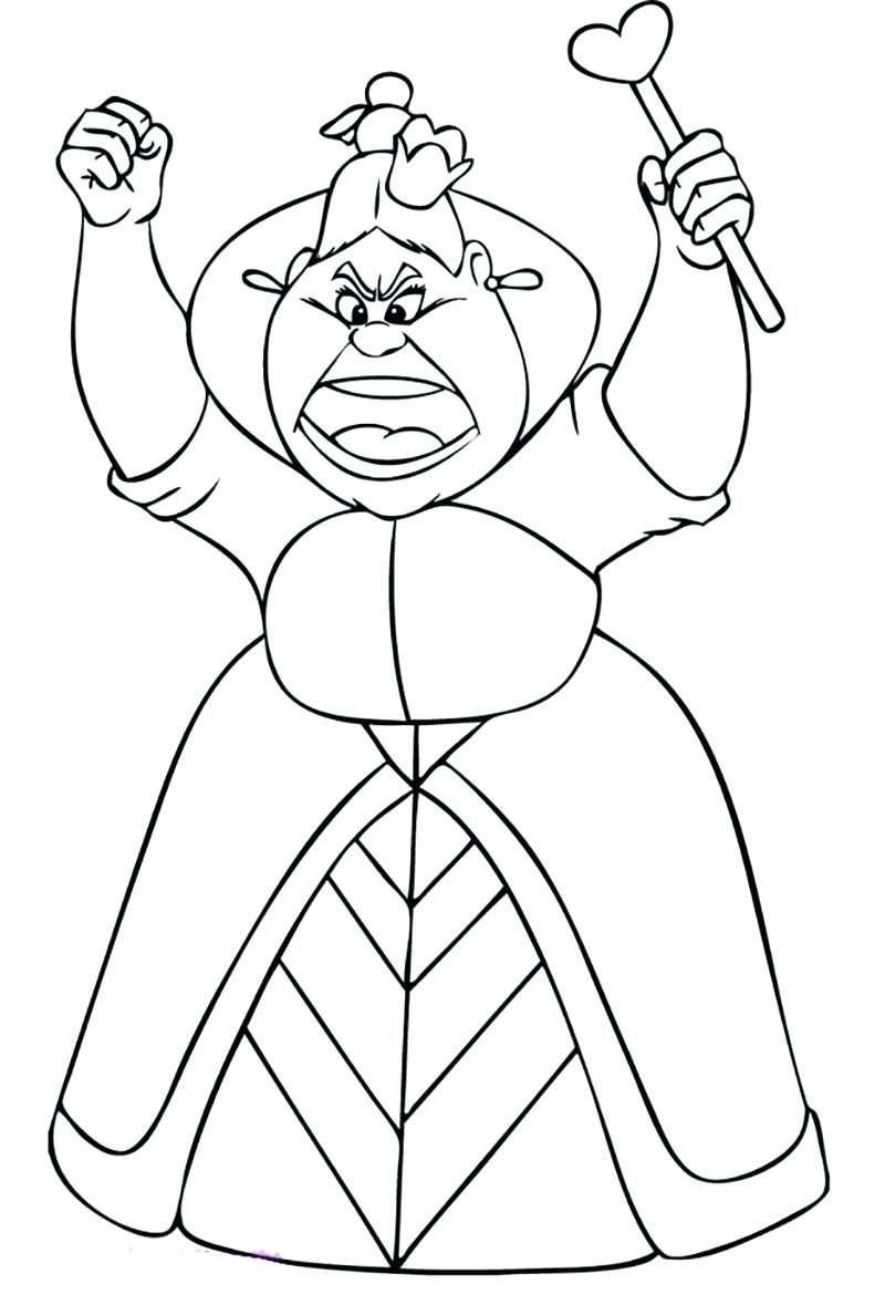 Queen Of Hearts Drawing at GetDrawings | Free download