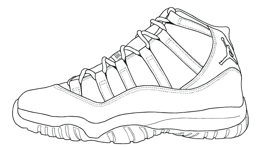Jordan 1 Coloring Pages - Coloring Home
