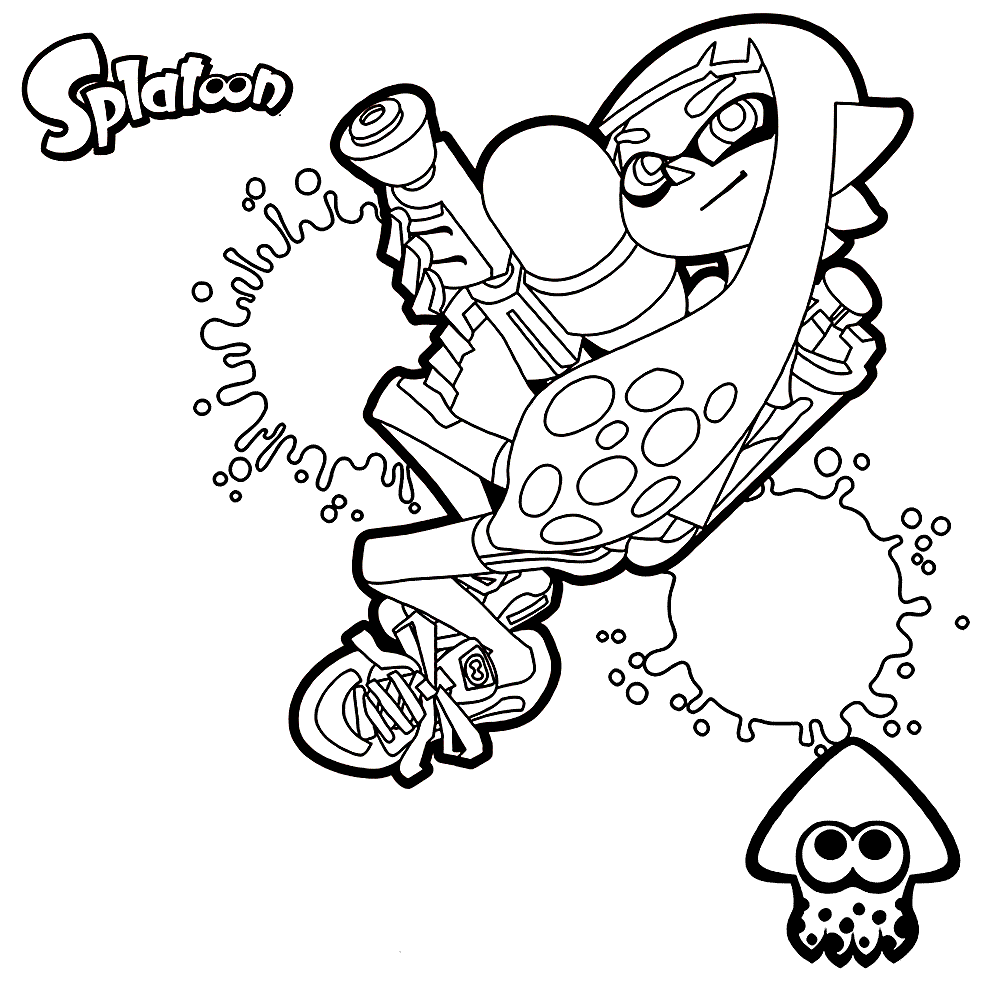 ▷ Splatoon: Coloring Pages & Books - 100% FREE and printable!