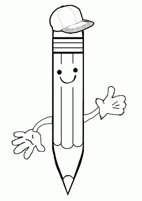 Free Online Pencil Colouring Page