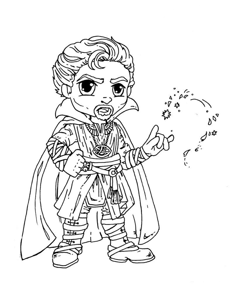 Doctor strange Coloring Pages - Free Printable Coloring ...