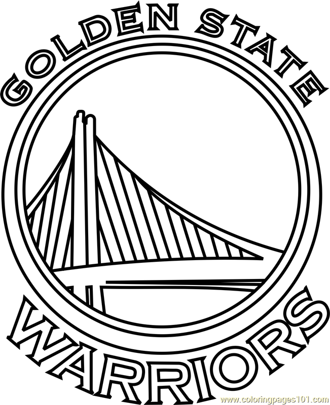 Golden State Warriors Coloring Page - Free NBA Coloring ...