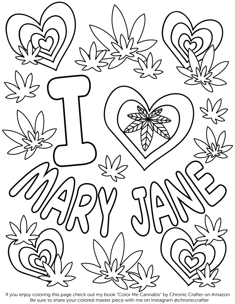Valentine's Day Free Coloring Page — CHRONIC CRAFTER