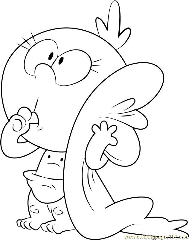 Lily Loud Coloring Page - Free The Loud House Coloring Pages ...