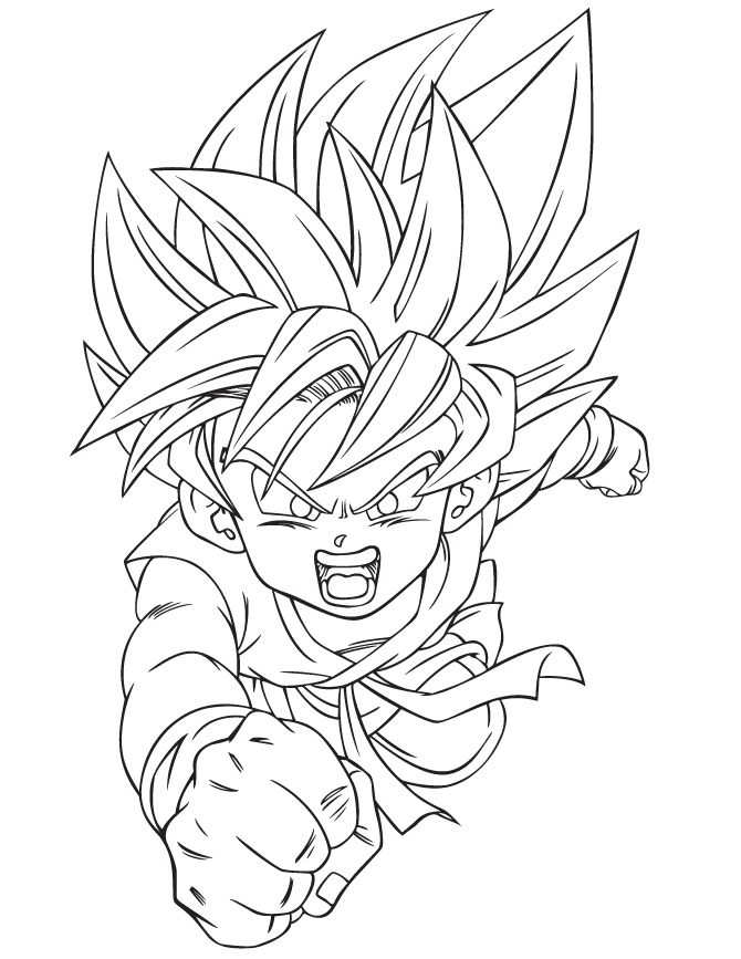 Dbz Gt - Coloring Pages for Kids and for Adults