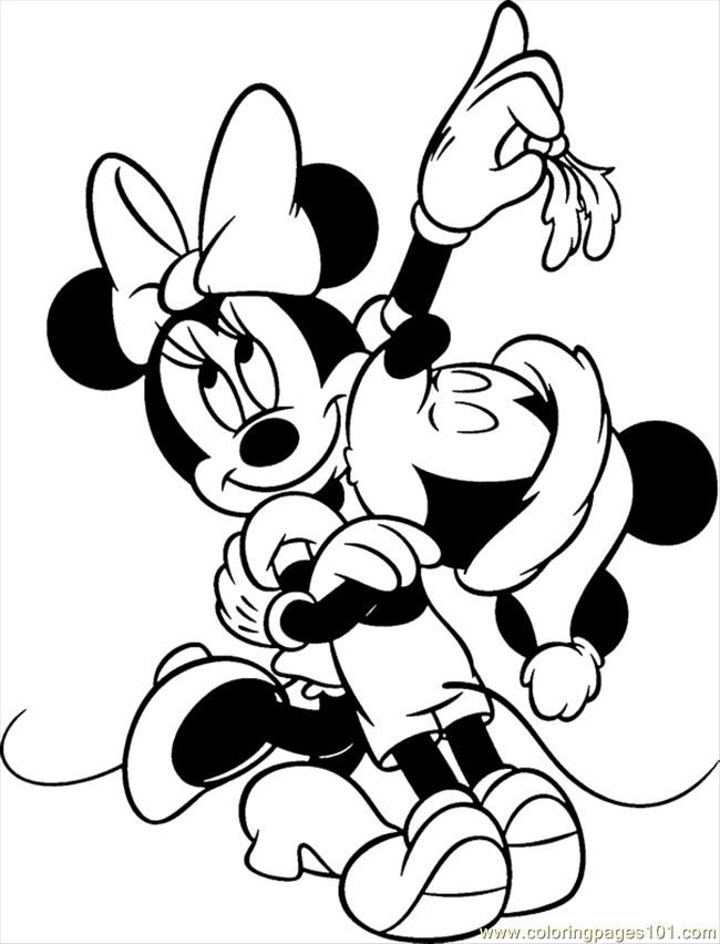 Cartoon Disney Christmas Coloring Pages - Coloring Pages For All Ages