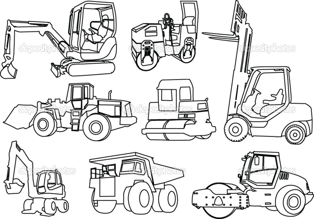 Machines Coloring Pages - Coloring Home