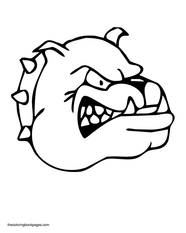Download Georgia Bulldog Coloring Page Coloring Pages For Kids And For Adults Coloring Home