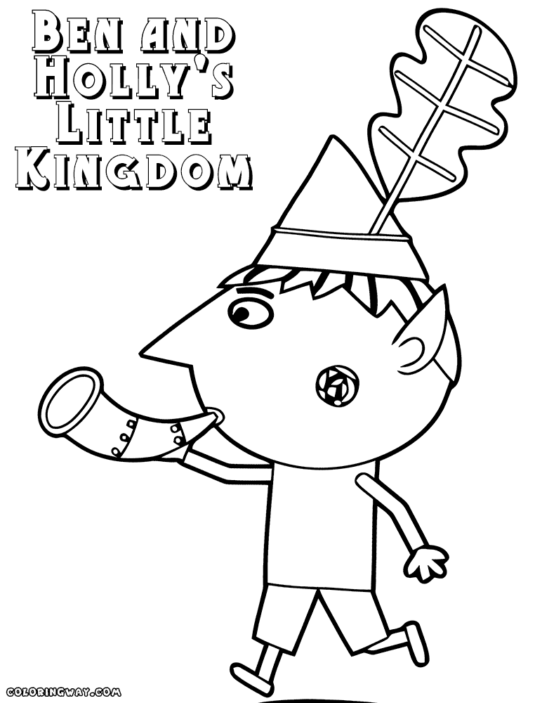 Ben and Holly coloring pages | Coloring pages to download and print