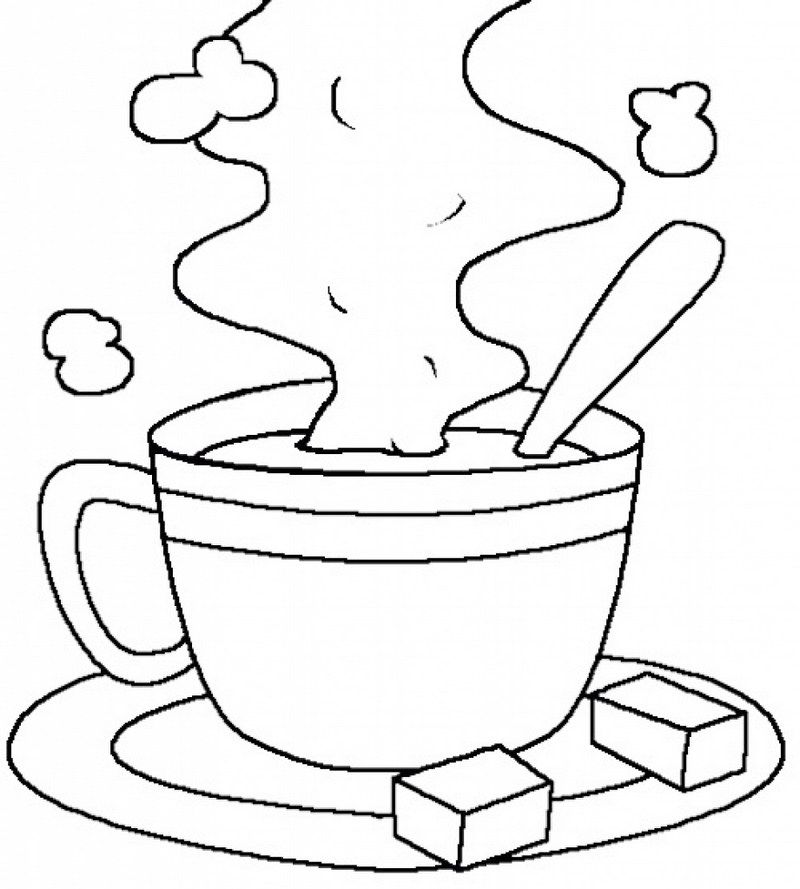 printable coloring pages hot chocolate | Hot chocolate drawing, Coloring  pages, Printable coloring pages
