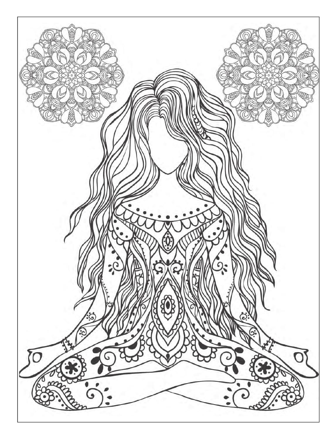 You're aware of your positive and negative thoughts. You practice meditation,  yoga or other peac… in 2020 | Mandala coloring pages, Mandala coloring  books, Mandala coloring