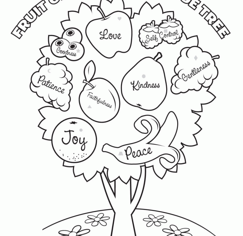 Facts Fruit Of The Spirit Coloring Pages - Huronair