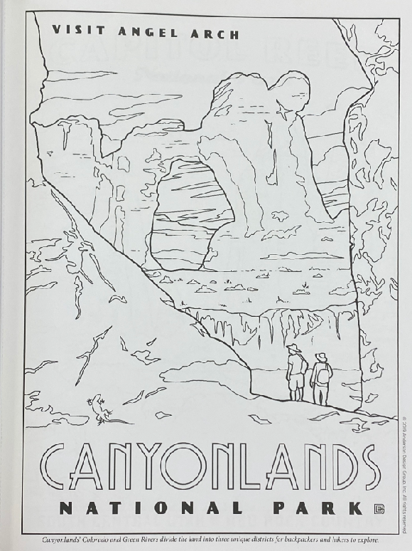 63 National Parks Coloring Book – Canyonlands Natural History Association
